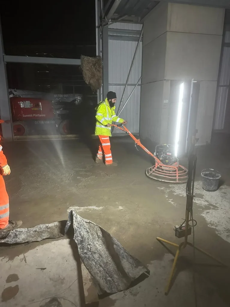 Concrete finishing service in UK